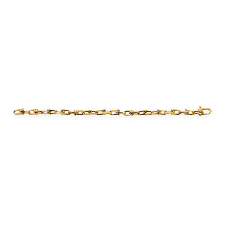 Tiffany & Co. HardWear Small Link 18K Yellow Gold Bracelet, 7.75 Inch