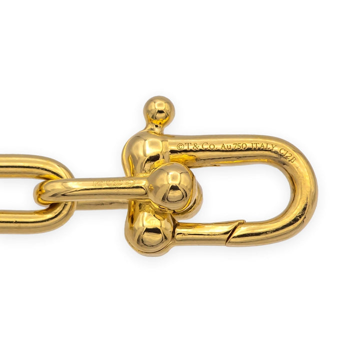 Tiffany & Co. HardWear Small Link 18K Yellow Gold Bracelet, 7.75 Inch