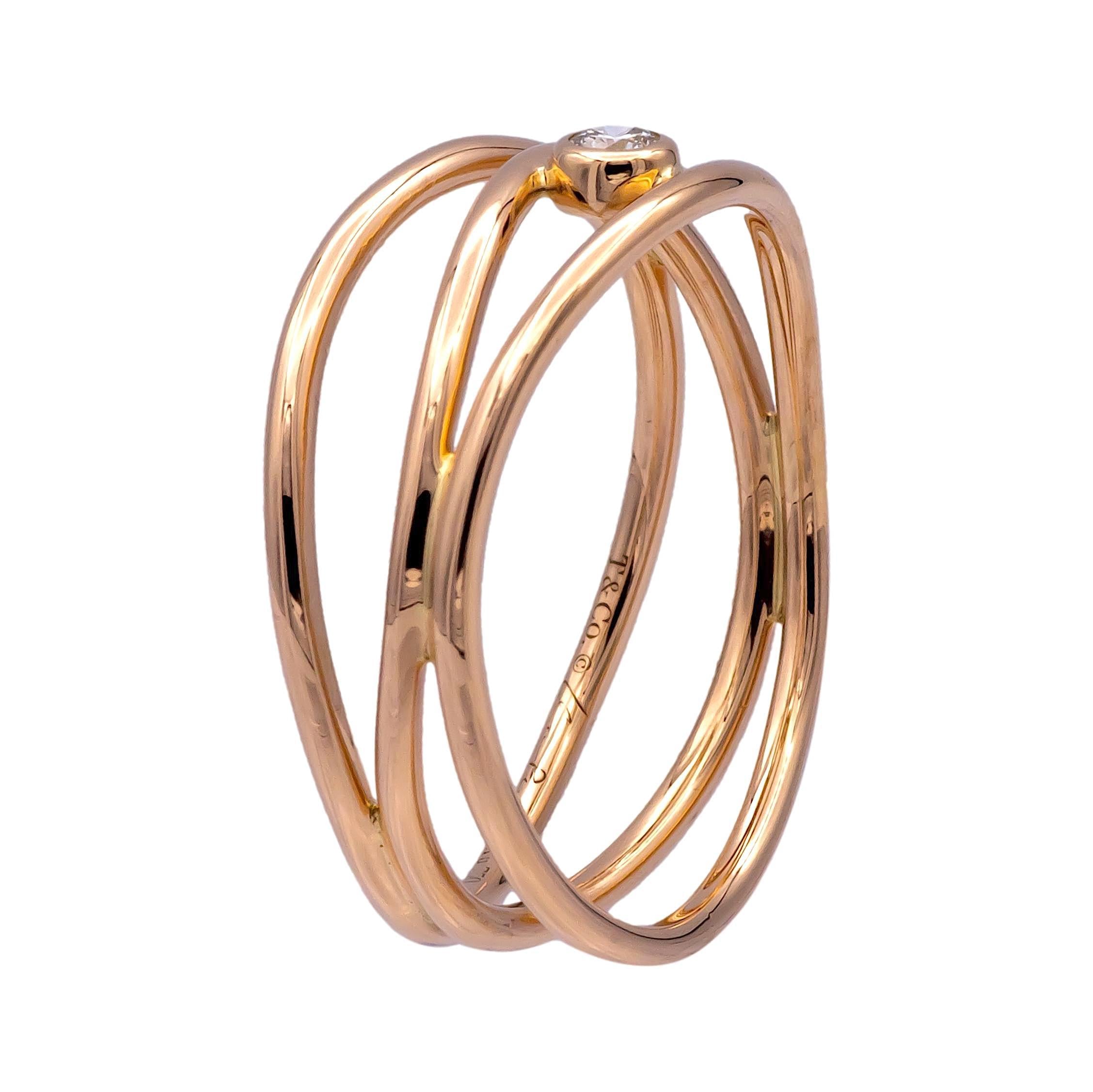 Tiffany three band ring store