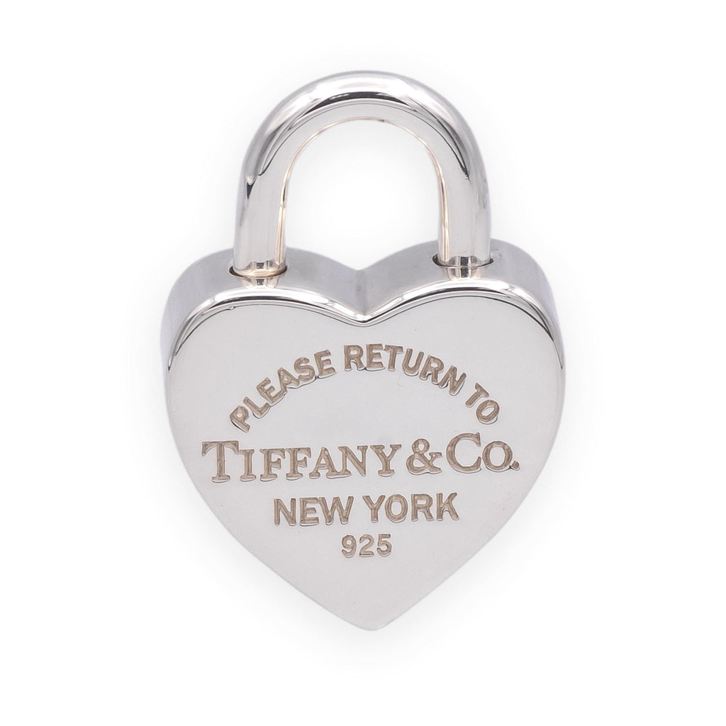 ティファニー　イニシャル　R パドロック　チャーム　925 Tiffany & Co. Return to Tiffany Heart Lock Pendant Charm Sterling