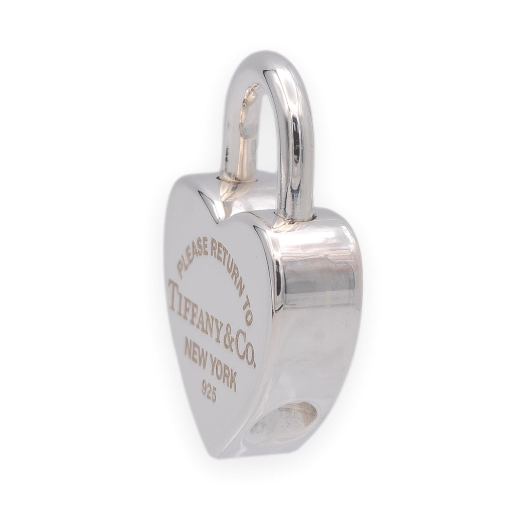 Tiffany & Co. Return to Tiffany Heart Lock Pendant Charm Sterling Silver