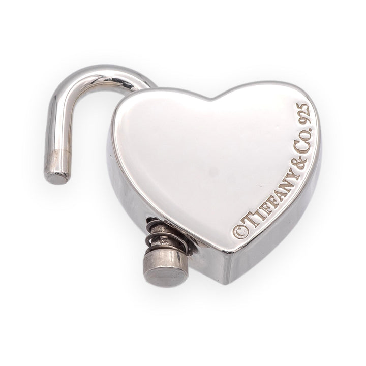 Tiffany & Co. Return to Tiffany Heart Lock Pendant Charm Sterling Silver