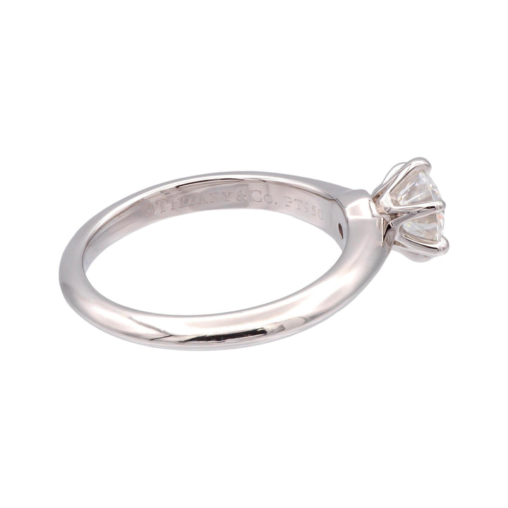 Tiffany & Co Platinum .74ct Diamond Solitaire Engagement Ring H VS2