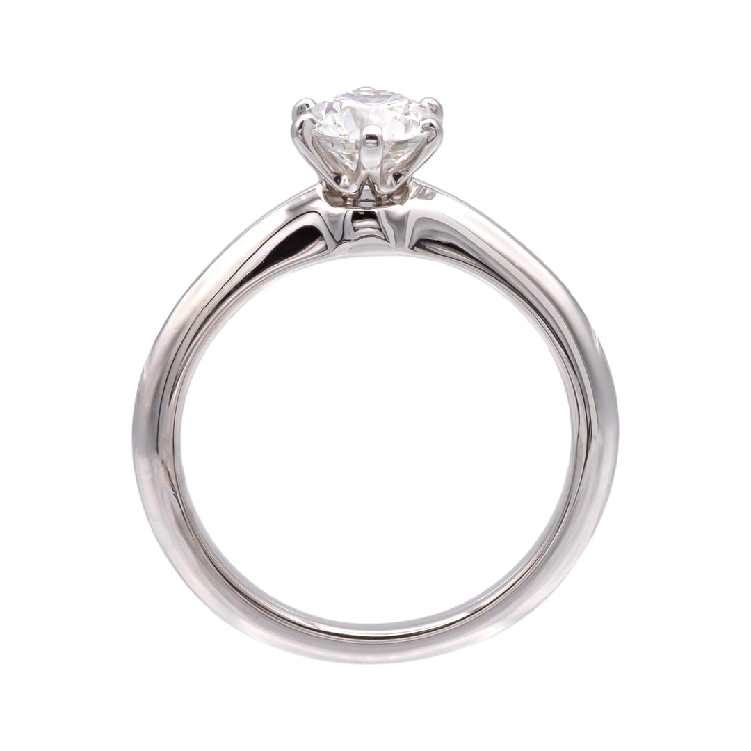 Tiffany & Co Platinum .74ct Diamond Solitaire Engagement Ring H VS2