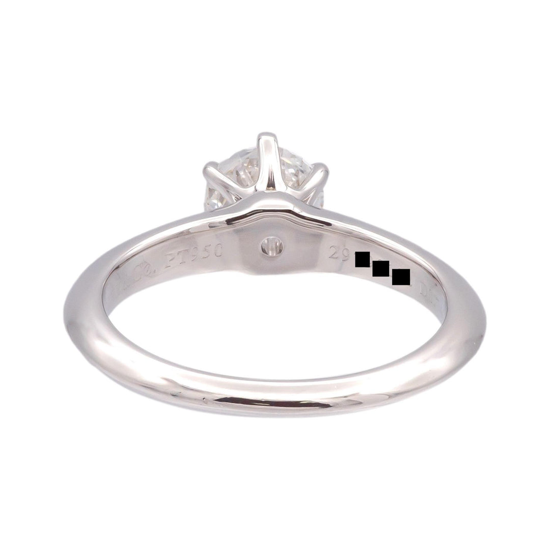 Tiffany & Co Platinum .74ct Diamond Solitaire Engagement Ring H VS2