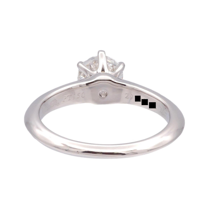 Tiffany & Co Platinum .74ct Diamond Solitaire Engagement Ring H VS2