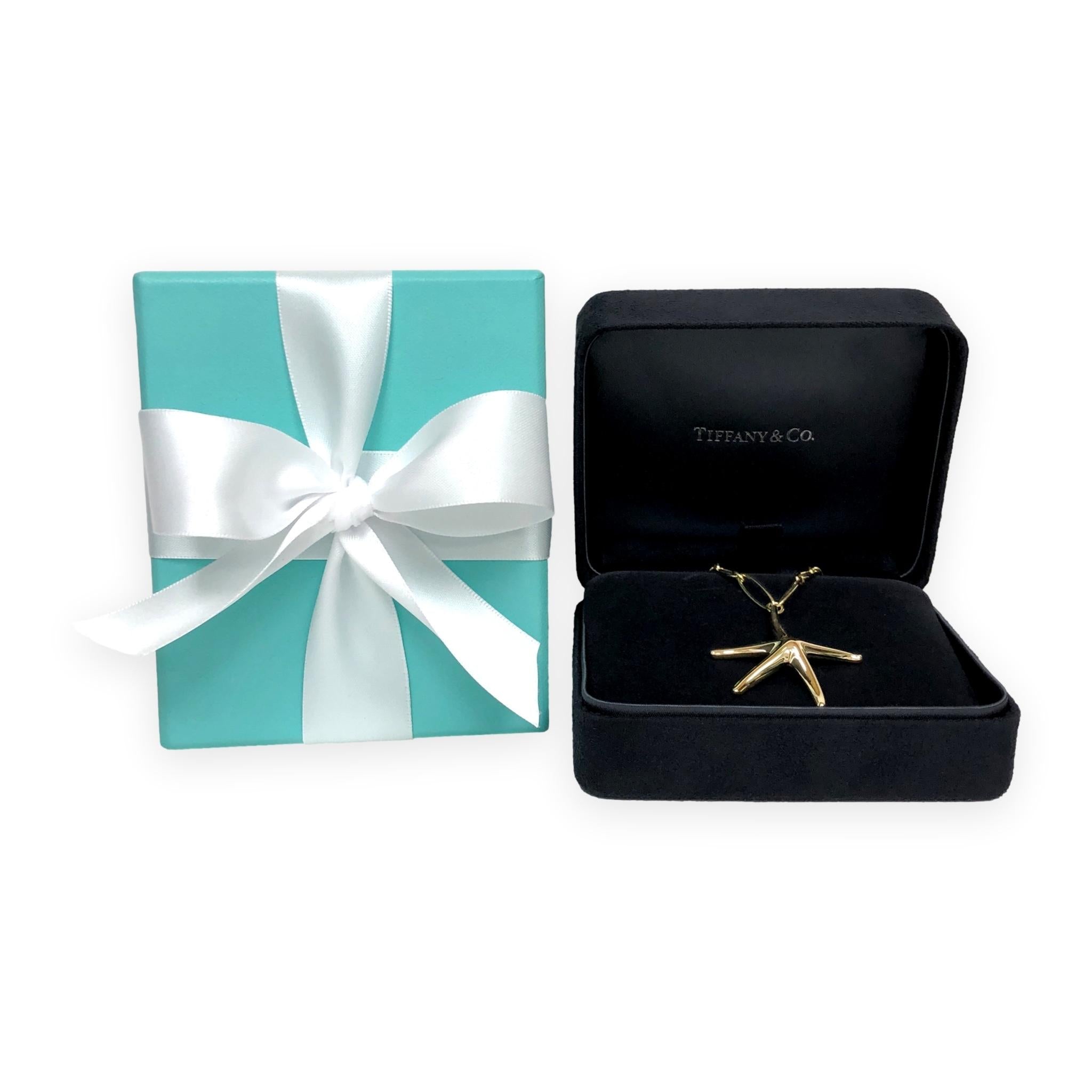 Tiffany & Co. Elsa Peretti Vintage Starfish Pendant Necklace in