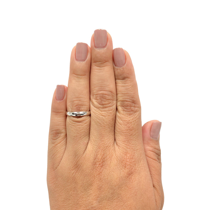 Tiffany & Co. Forever Platinum 4.5mm Comfort Fit Wedding Band Ring Size 5 w/Box