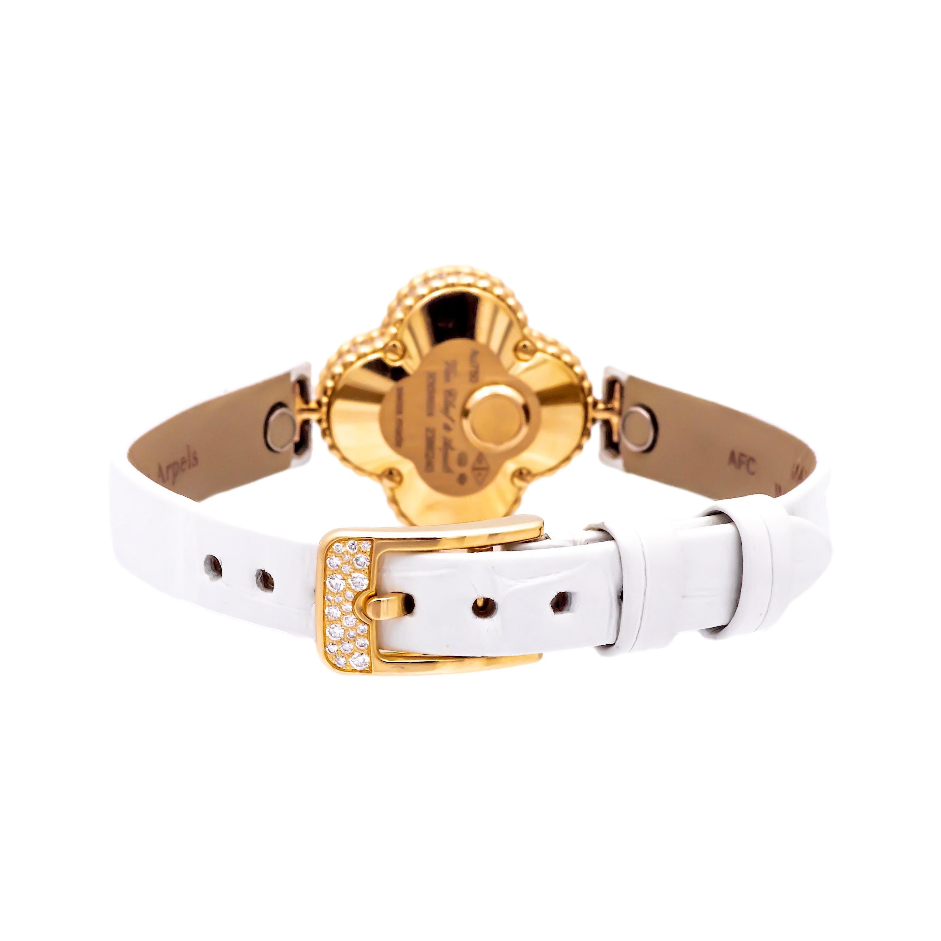 Van cleef sweet alhambra watch new arrivals