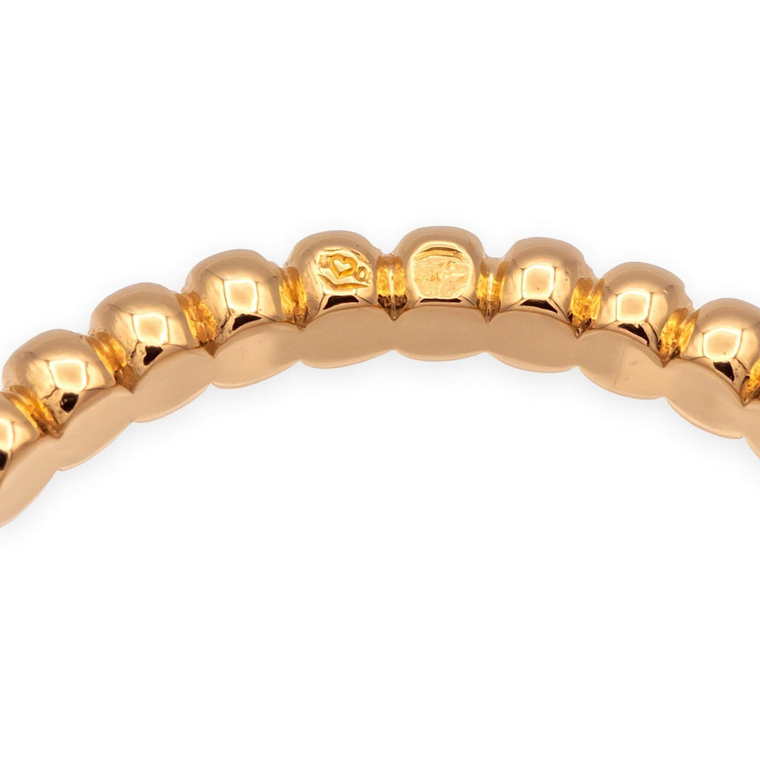 Van Cleef & Arpels Perlée Pearls of Gold 18K Rose Gold Band Ring Small Size 6