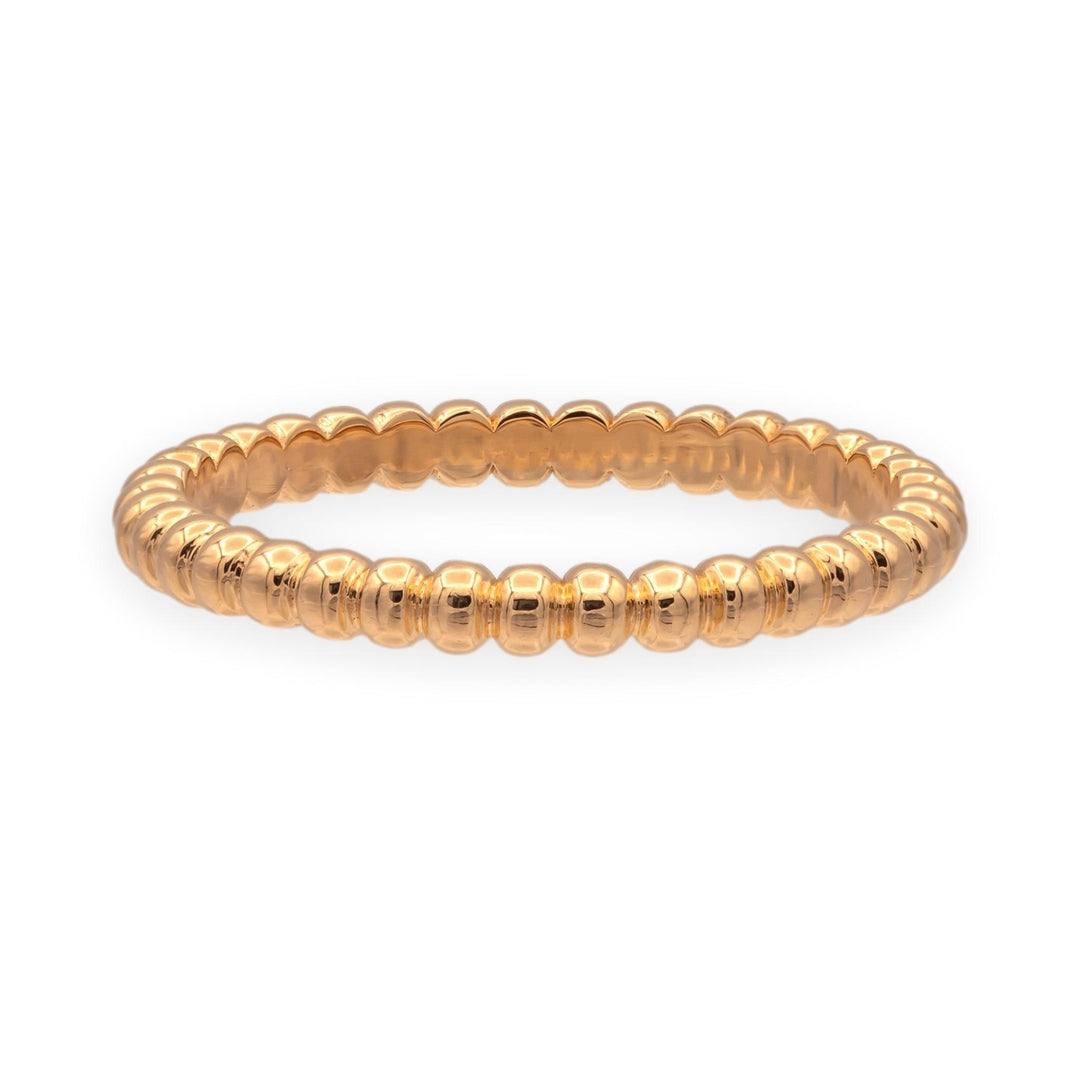 Van Cleef & Arpels Perlée Pearls of Gold 18K Rose Gold Band Ring Small Size 6