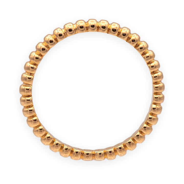 Van Cleef & Arpels Perlée Pearls of Gold 18K Rose Gold Band Ring Small Size 6