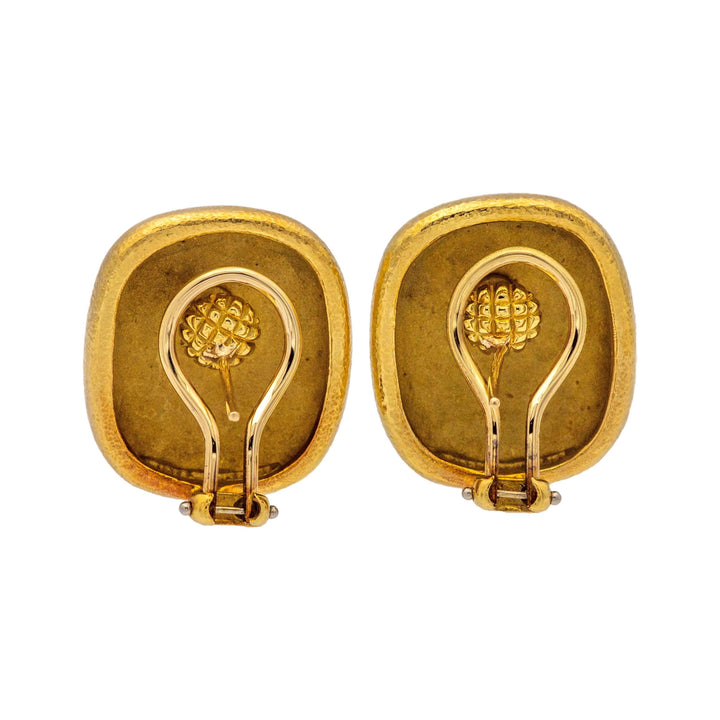 Vintage Angela Cummings Tiffany & Co. 18K Yellow Gold Clip Earrings – Circa 1980