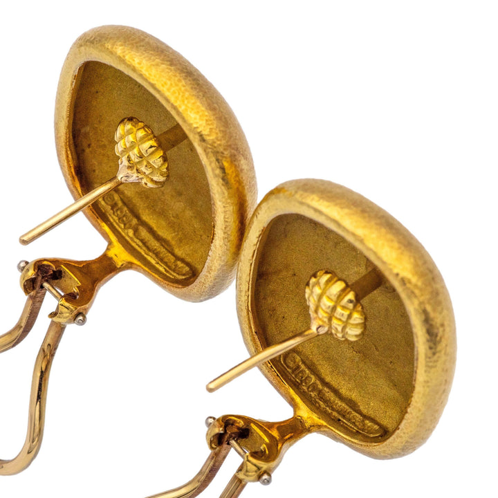 Vintage Angela Cummings Tiffany & Co. 18K Yellow Gold Clip Earrings – Circa 1980