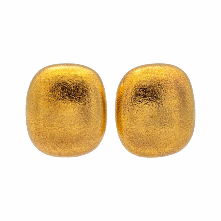 Vintage Angela Cummings Tiffany & Co. 18K Yellow Gold Clip Earrings – Circa 1980