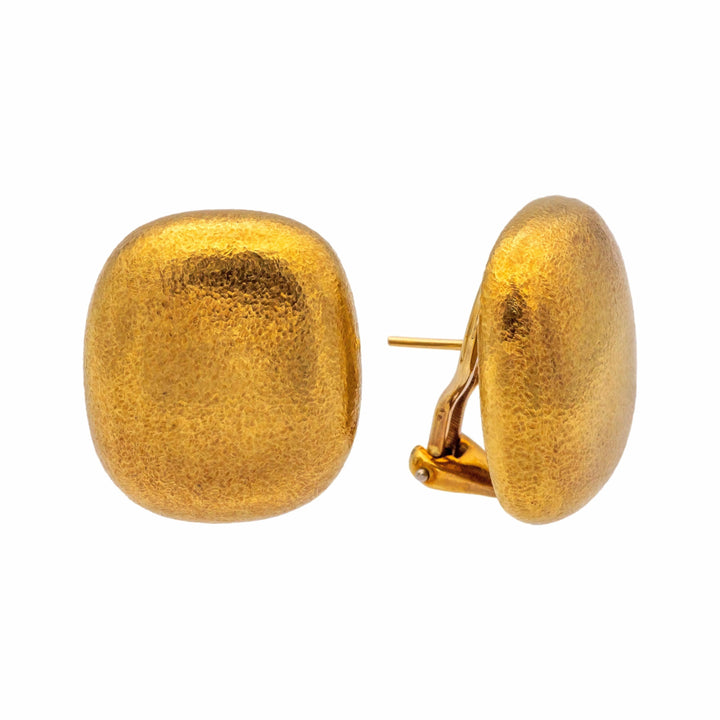Vintage Angela Cummings Tiffany & Co. 18K Yellow Gold Clip Earrings – Circa 1980