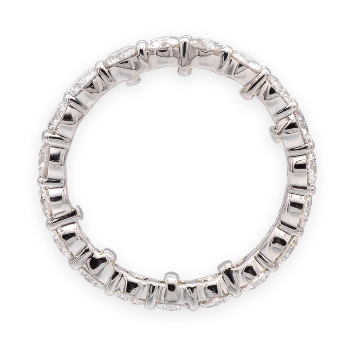 Vintage Harry Winston Platinum Full Eternity Diamond Band 2.98ct 3.5mm Size 8