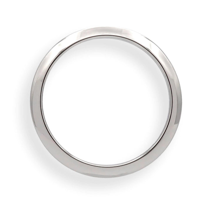 Vintage Tiffany & Co. Platinum Knife-Edge Wedding Band Ring 2 mm Size 7
