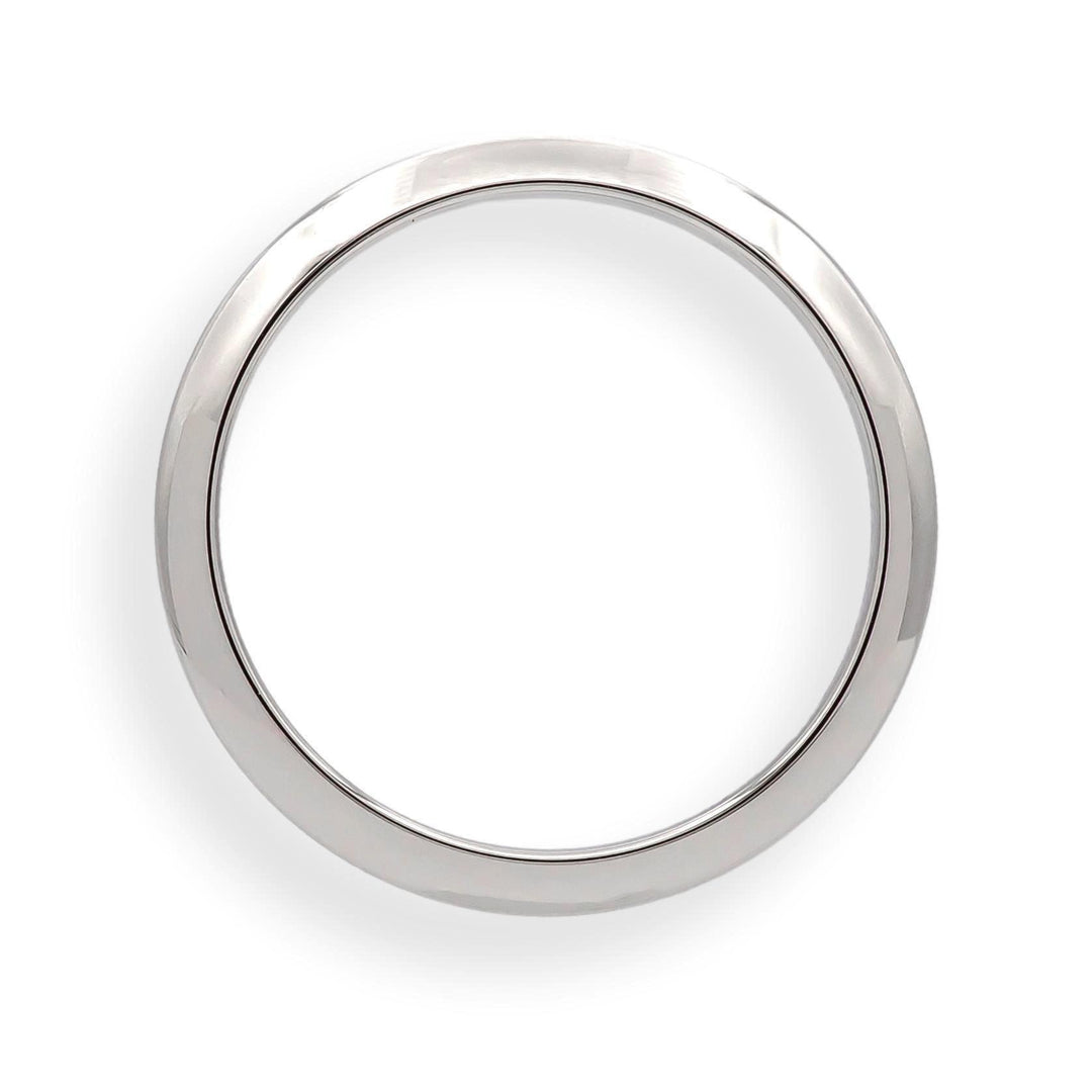 Vintage Tiffany & Co. Platinum Knife-Edge 2mm Wedding Band Ring Size 6.25