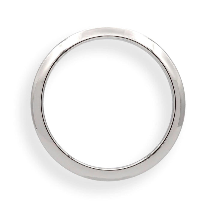 Vintage Tiffany & Co. Platinum Knife-Edge 2mm Wedding Band Ring Size 6.25