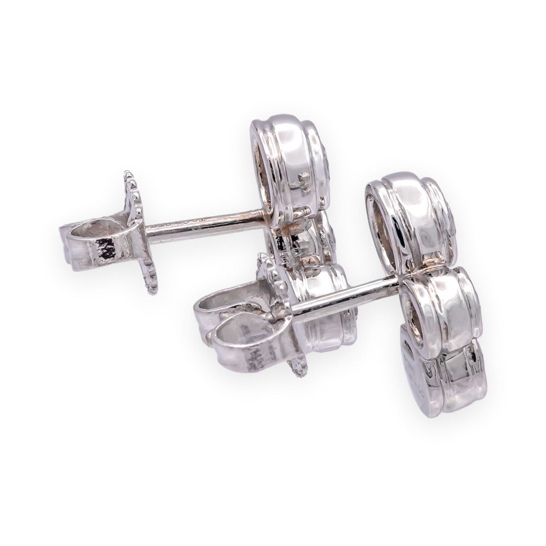 Vintage Tiffany & Co. Platinum Bubble Diamond Studs Earrings
