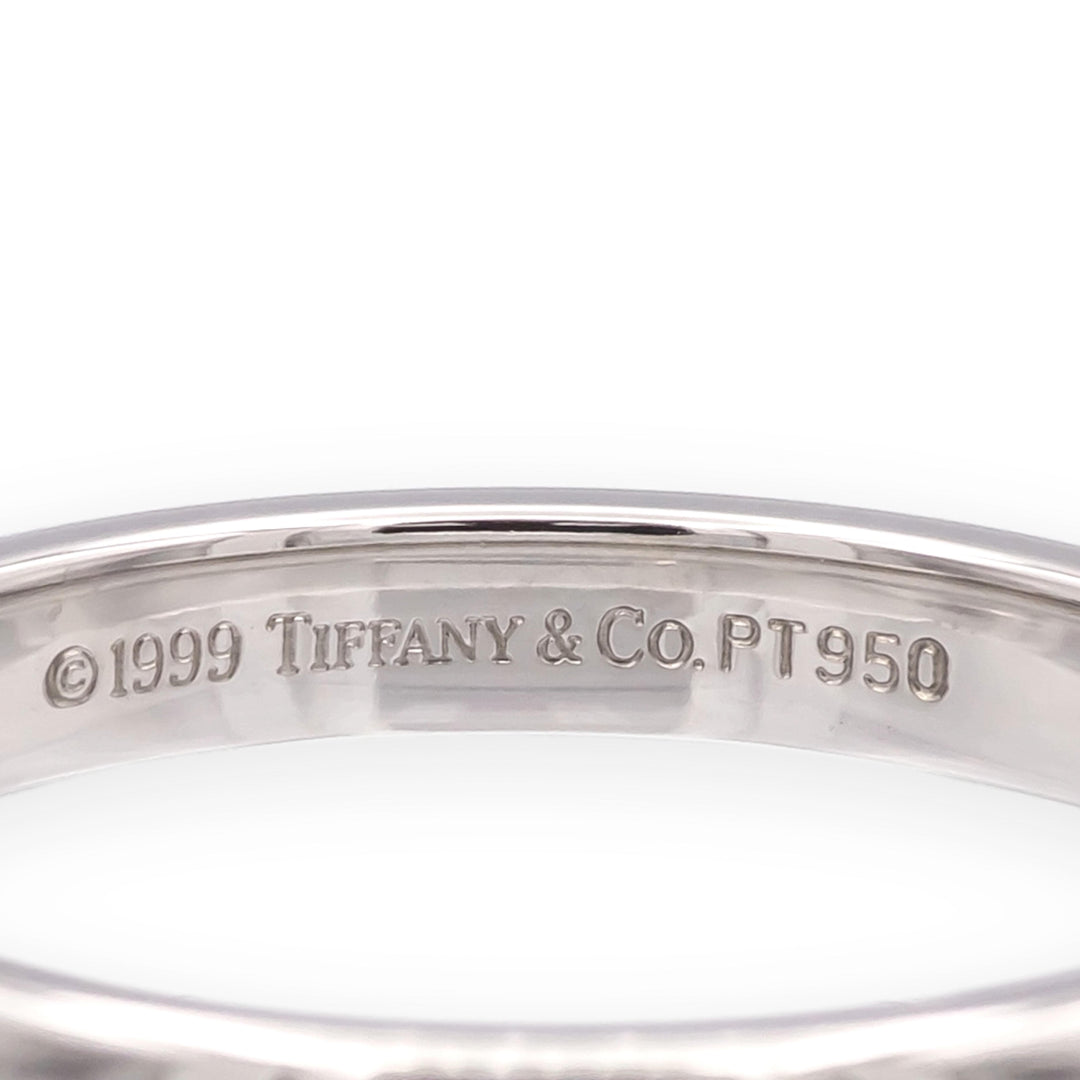 Vintage Tiffany & Co. Platinum Classic 3 mm Men's Wedding Band Ring Size 9