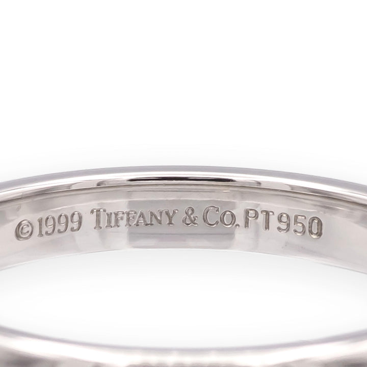 Vintage Tiffany & Co. Platinum Classic 3 mm Men's Wedding Band Ring Size 9