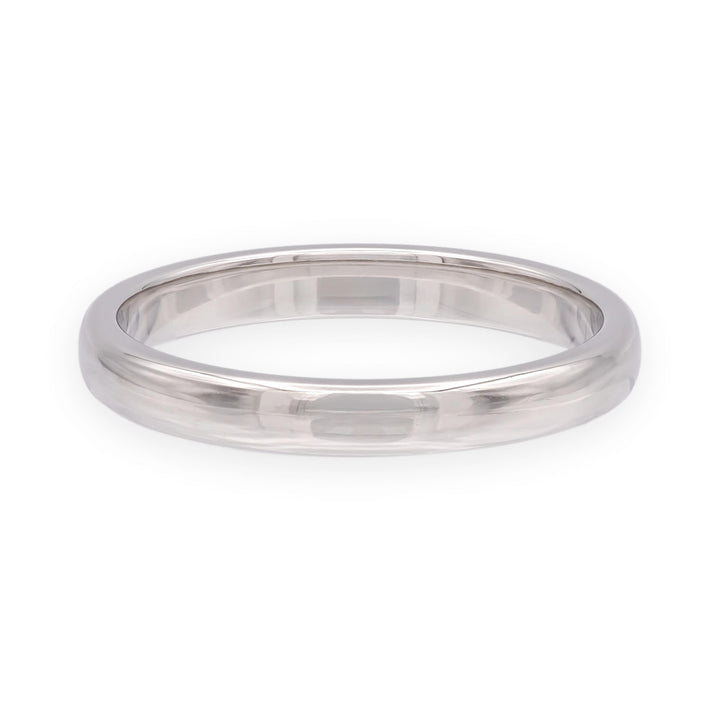 Vintage Tiffany & Co. Platinum Classic 3 mm Men's Wedding Band Ring Size 9