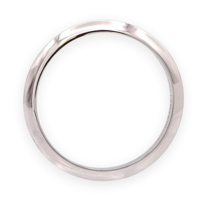 Vintage Tiffany & Co. Platinum Knife-Edge 2mm Wedding Band Ring Size 7.75