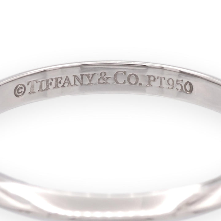 Vintage Tiffany & Co. Platinum Knife-Edge 2mm Wedding Band Ring Size 6.25