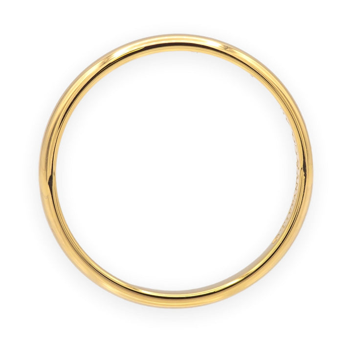 Vintage Tiffany & Co. 18K Yellow Gold Together Wedding Band Ring 2mm Size 5