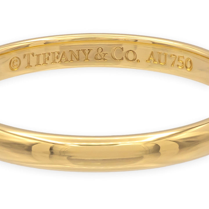 Vintage Tiffany & Co. 18K Yellow Gold Together Wedding Band Ring 2mm Size 5