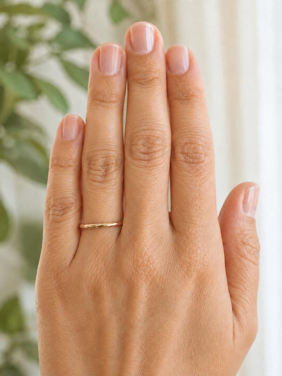 Vintage Tiffany & Co. 18K Yellow Gold Together Wedding Band Ring 2mm Size 5