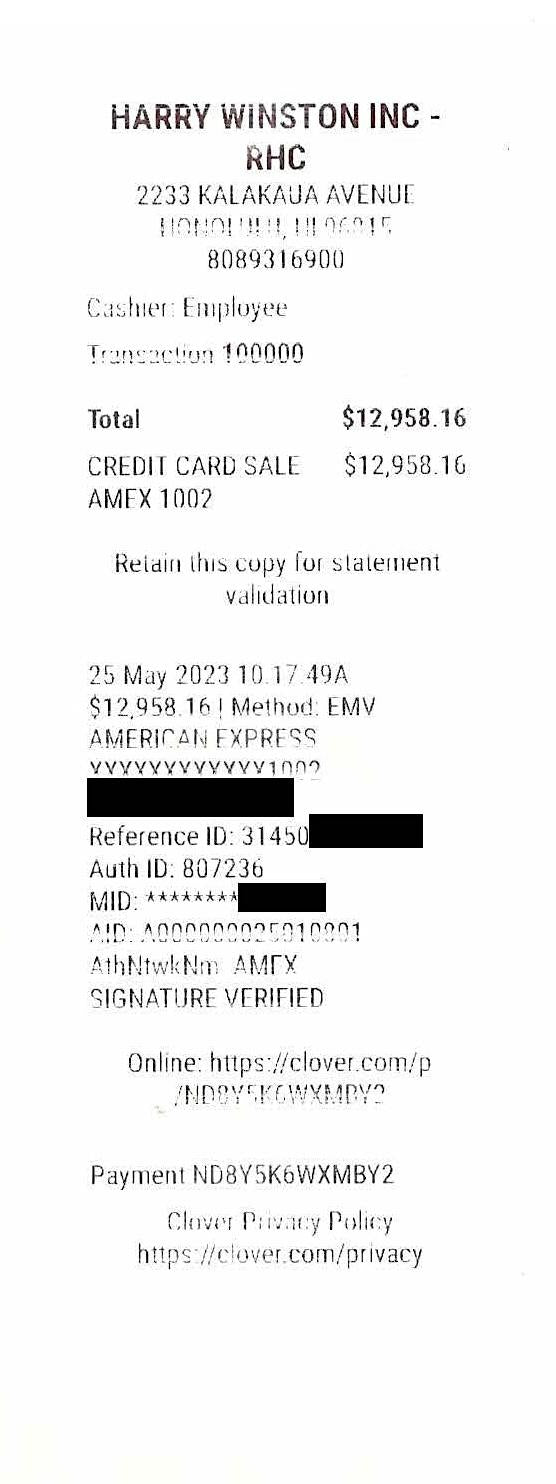 Harry Winston Platinum Pear Shape Diamond Solitaire Pendant Necklace .85ct DVVS2