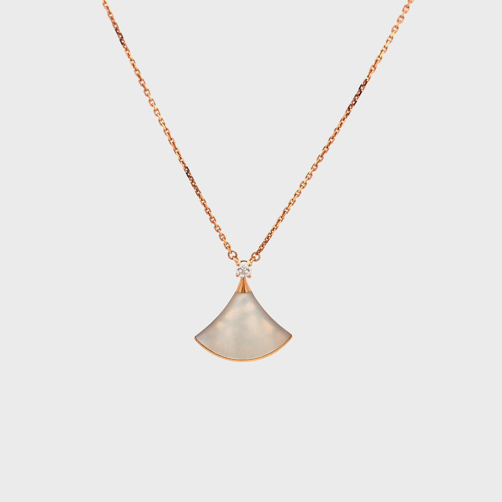 BVLGARI Diva's Dream 18K Rose Gold Pendant Necklace