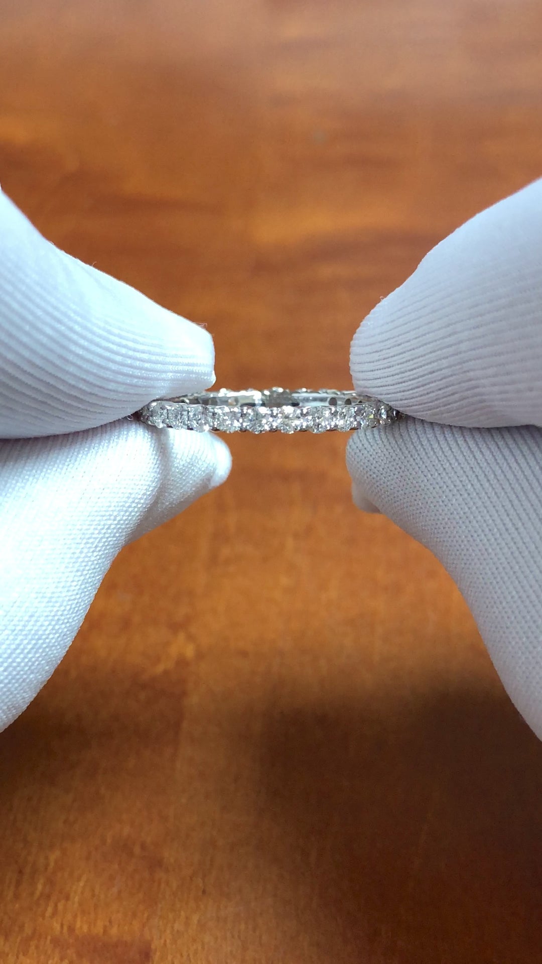 Tiffany & Co. Platinum Forever Full Circle Diamond Band Ring .85ct Size 6