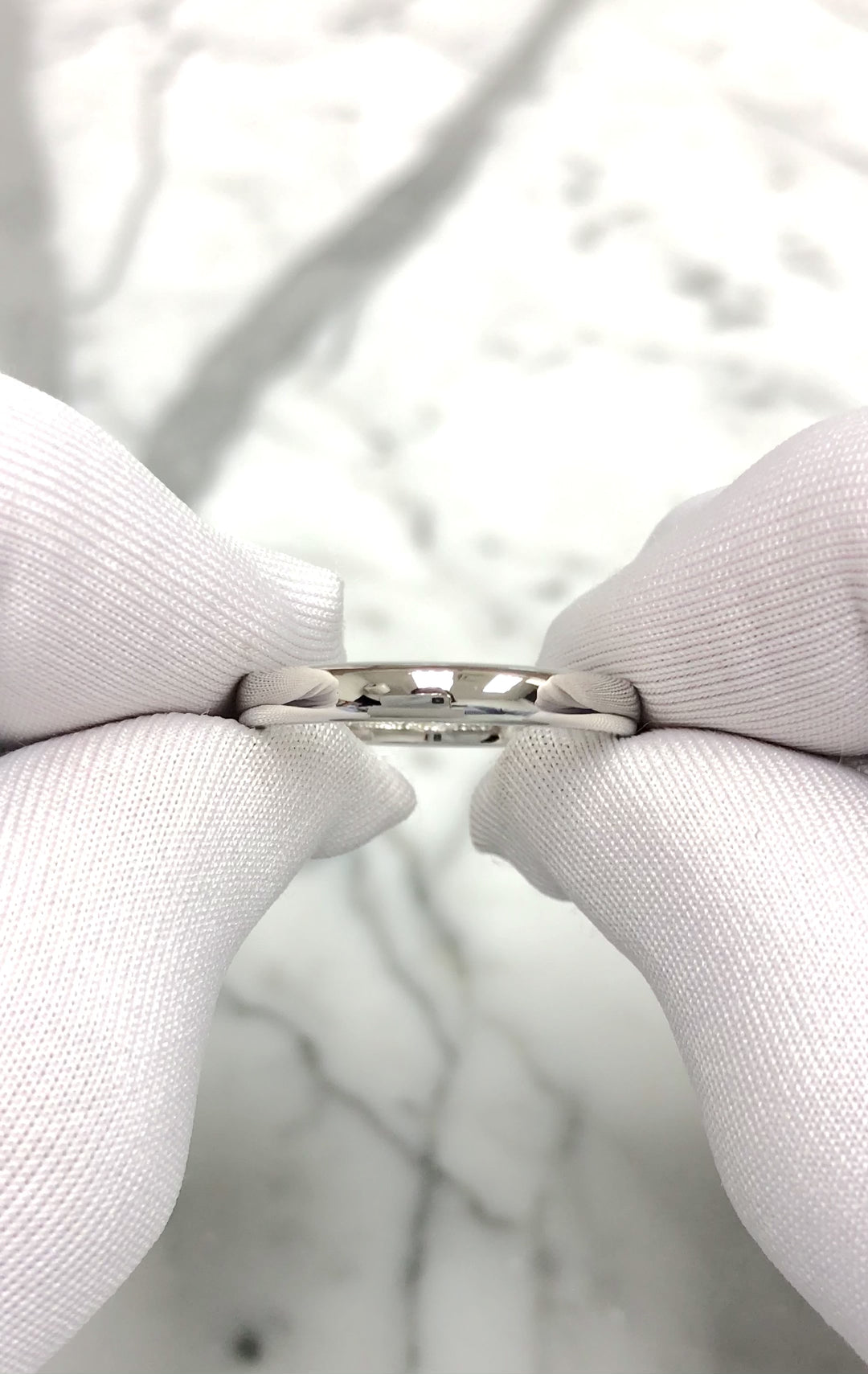 Vintage Tiffany & Co. Platinum Classic 3 mm Men's Wedding Band Ring Size 9