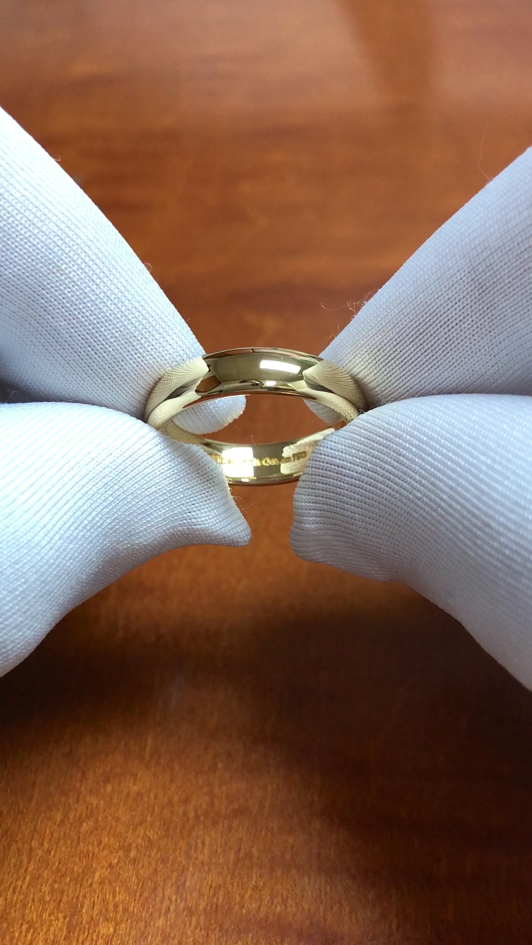 Tiffany & Co. Forever 18K Yellow Gold Wedding Band, 4.5mm, Size 6.75