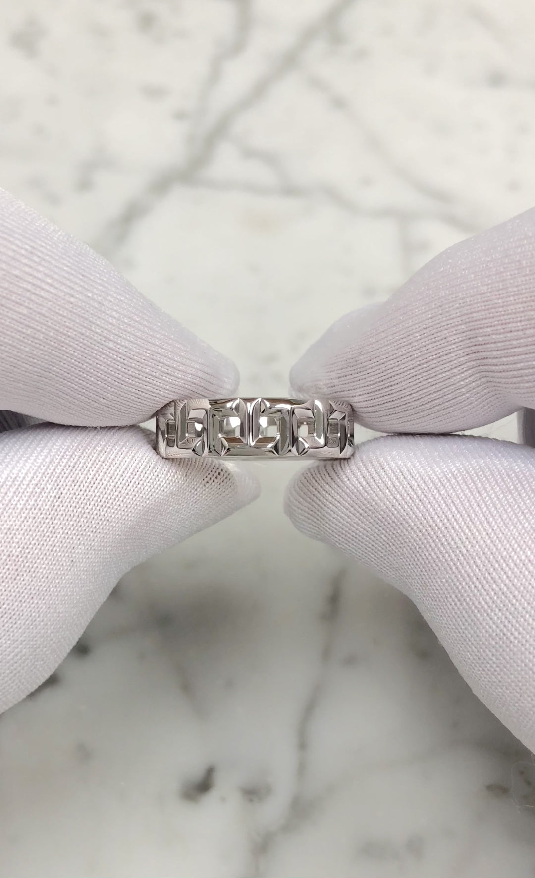 Tiffany & Co. True Wide Band Ring in 18K White Gold – 5.5mm, Size 6
