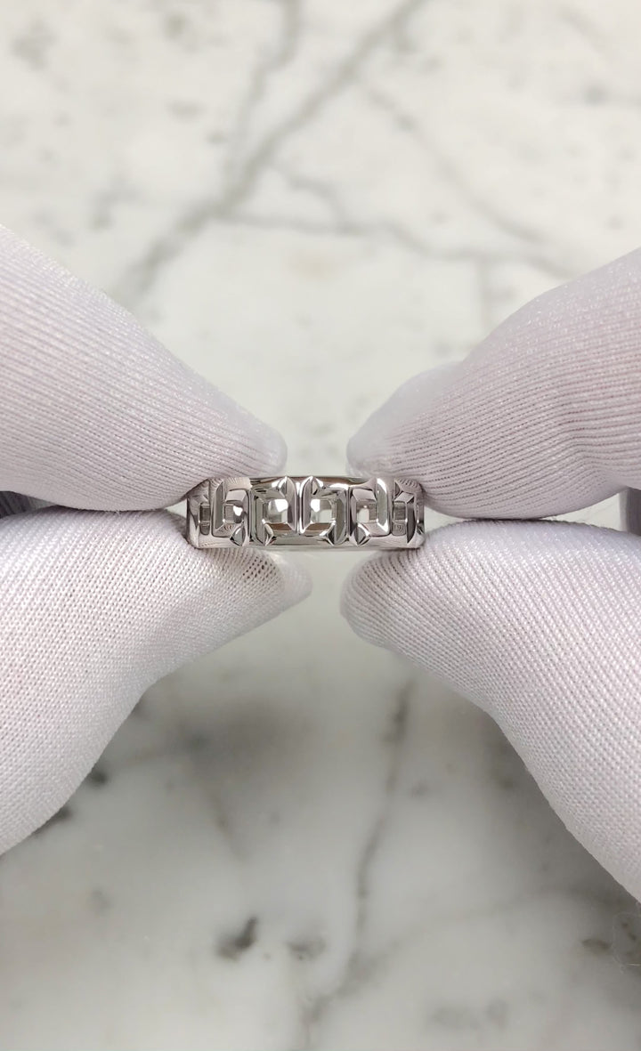 Tiffany & Co. True Wide Band Ring in 18K White Gold – 5.5mm, Size 6