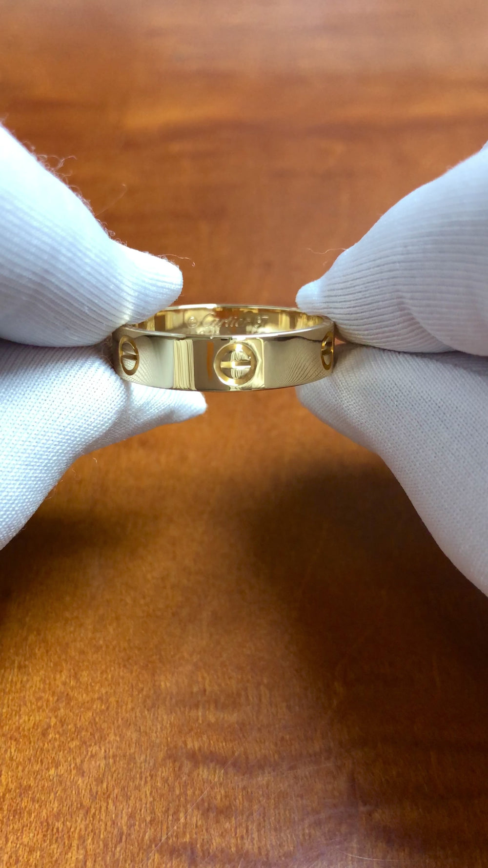 Cartier Love ring Men's 5.5mm 18K Yellow Gold Classic Model size 67 US 12