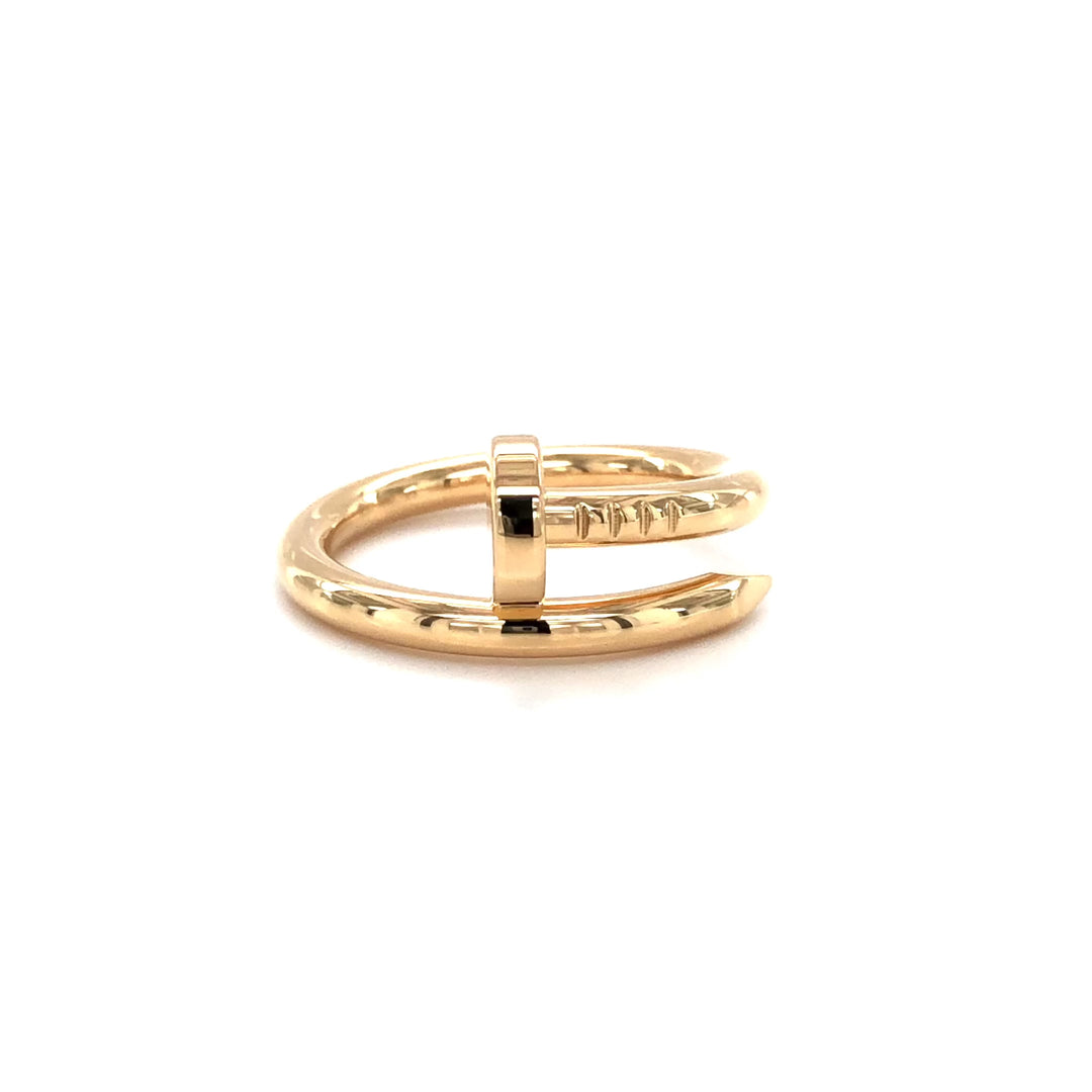 Cartier Juste Un Clou 18K Yellow Gold Ring Size 57 EU (8 US)