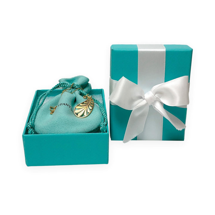 Tiffany & Co. 18K Gold Paloma Picasso Villa Palm Pendant Necklace