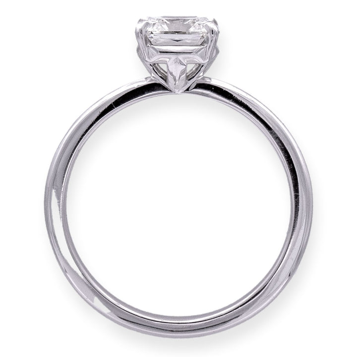Tiffany & Co. Platinum True Cut Diamond Engagement Ring 1.04ct I VVS1