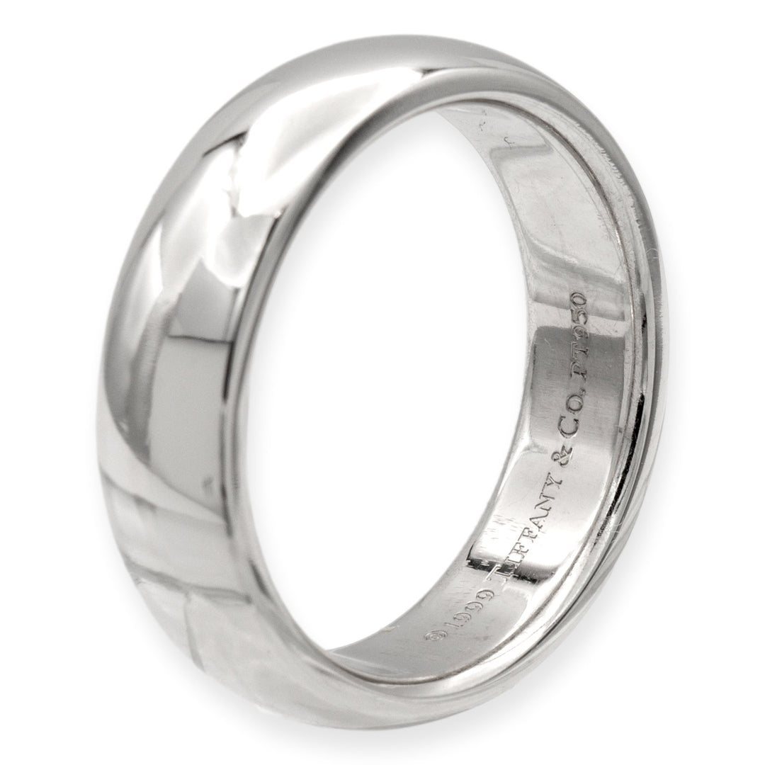 Tiffany & Co. Forever Platinum Men's Wedding Band Ring 6mm