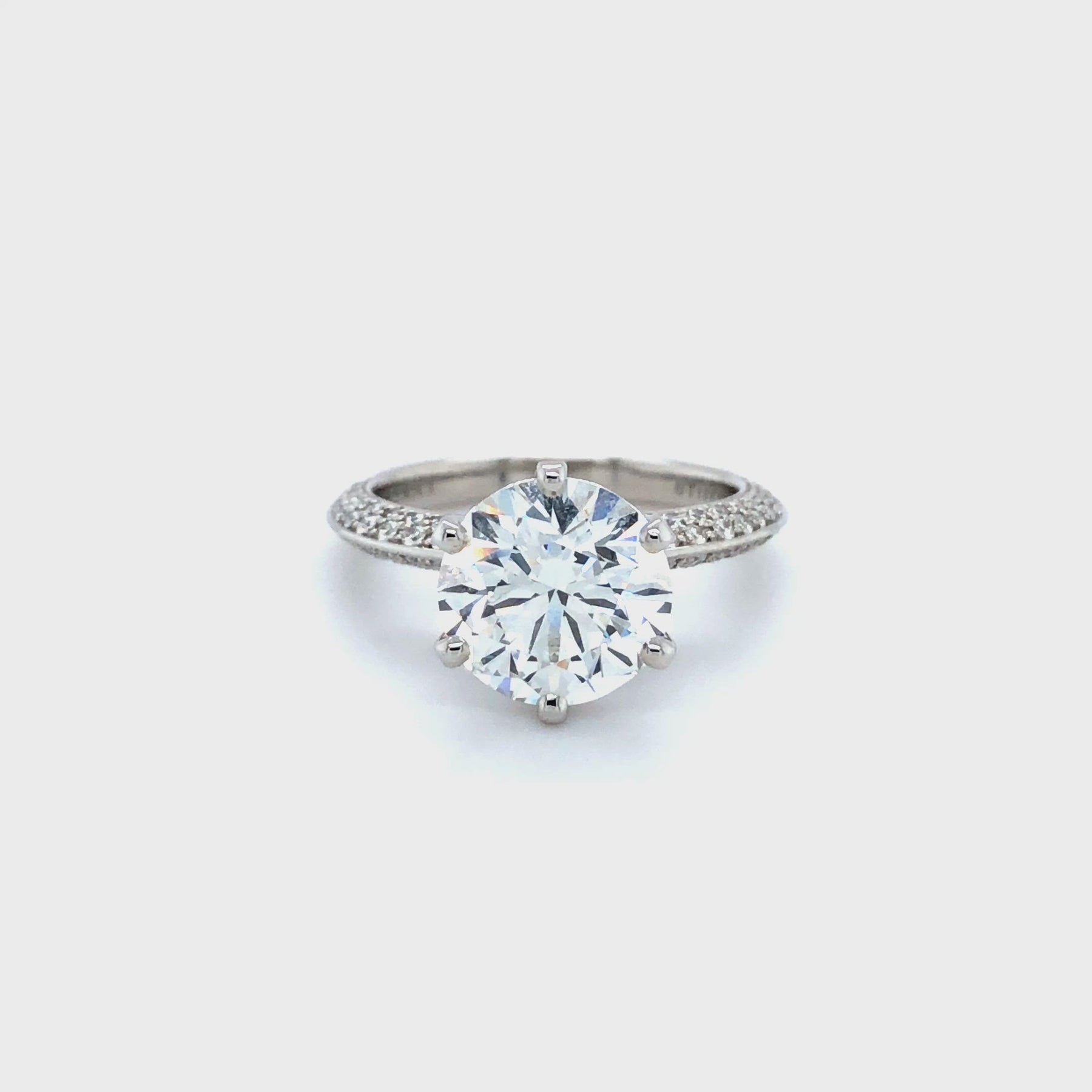 The Tiffany® Setting Engagement Ring in Platinum