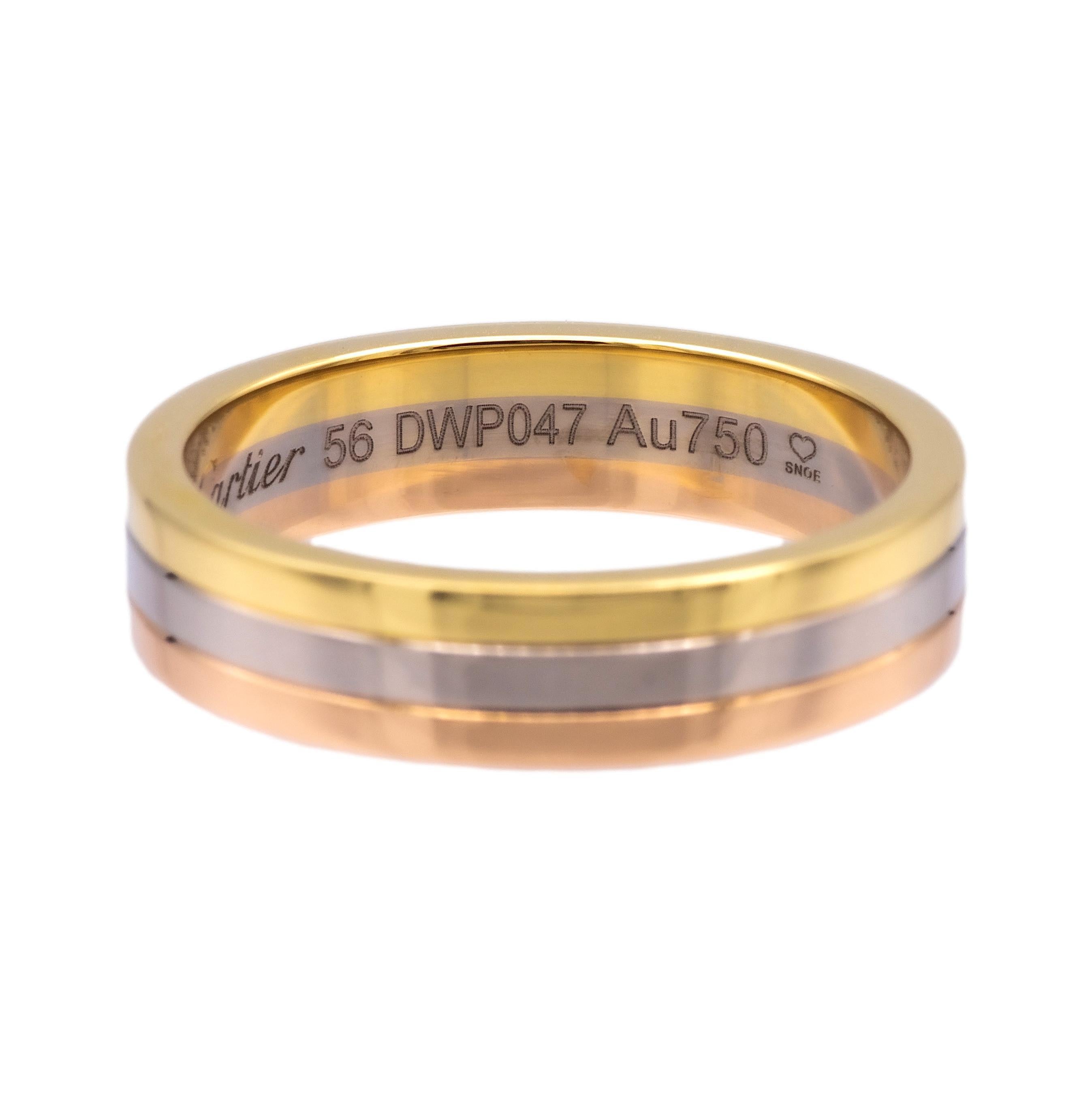 Cartier rose gold mens wedding band outlet