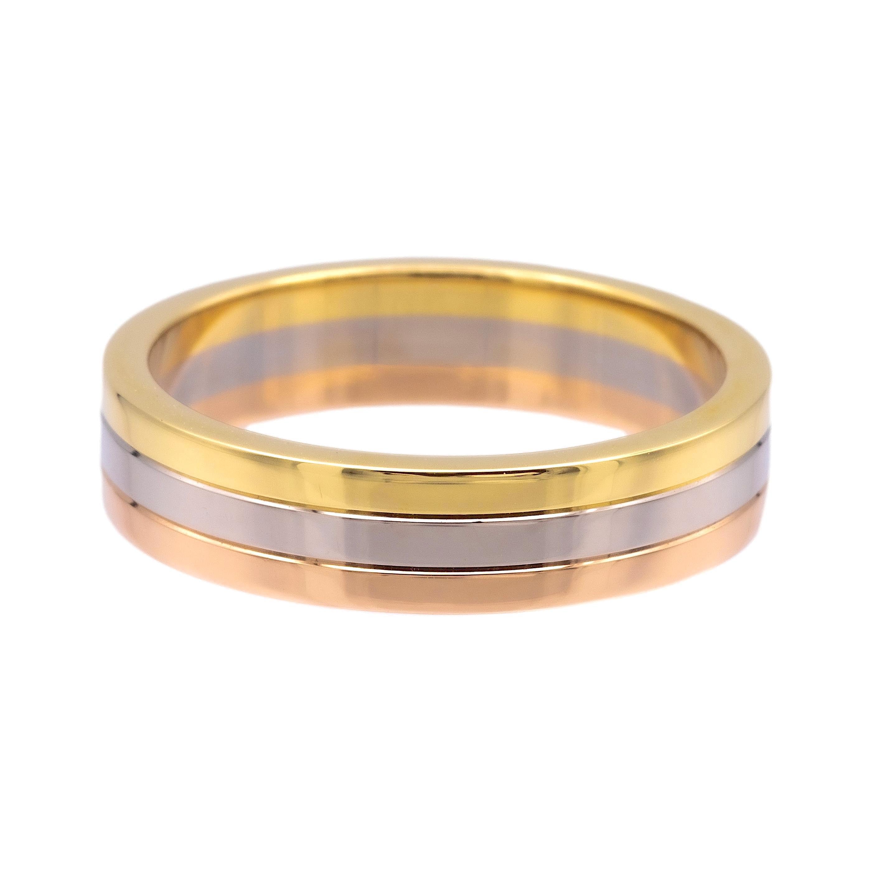 Cartier 3 gold ring cheap
