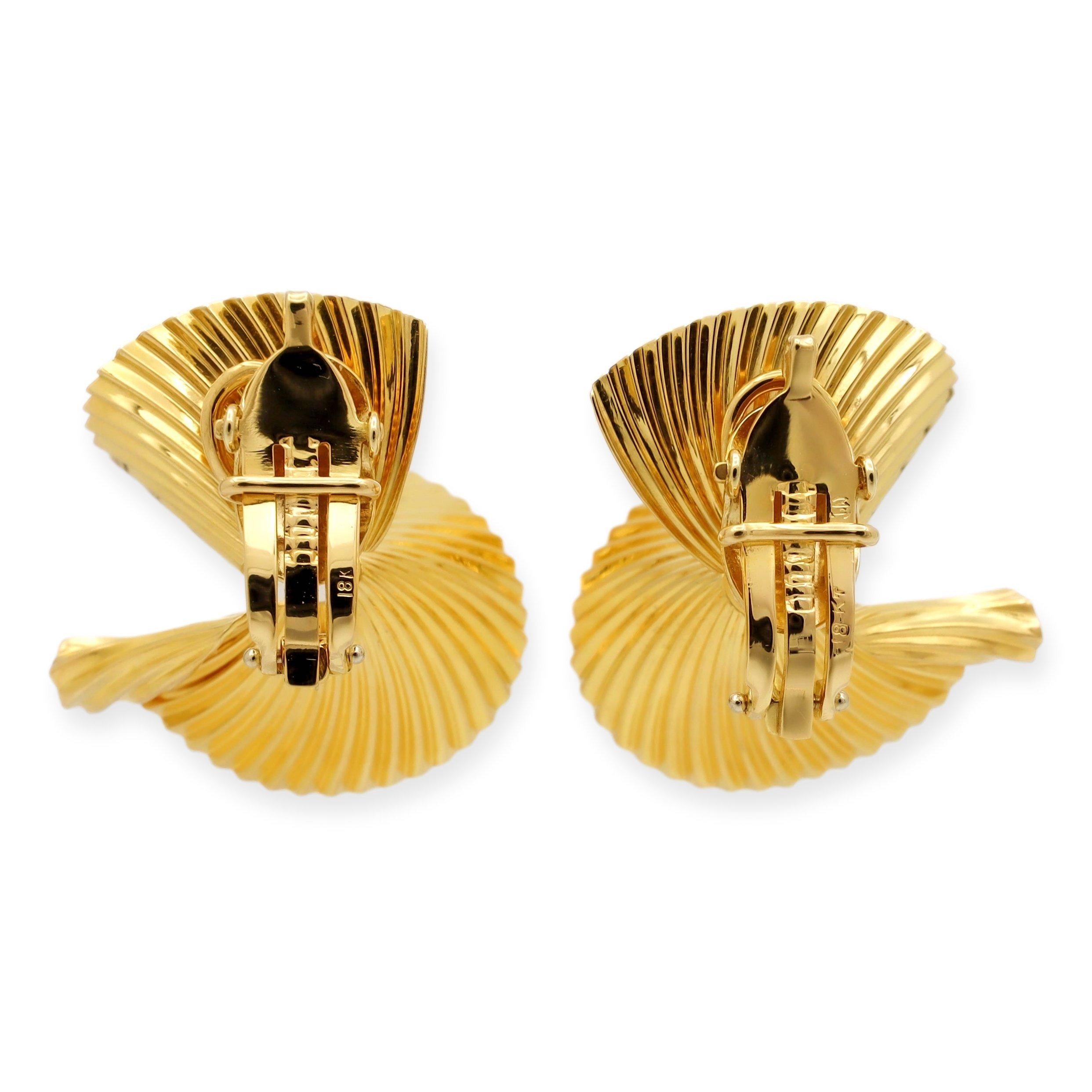 Yellow fan earrings store