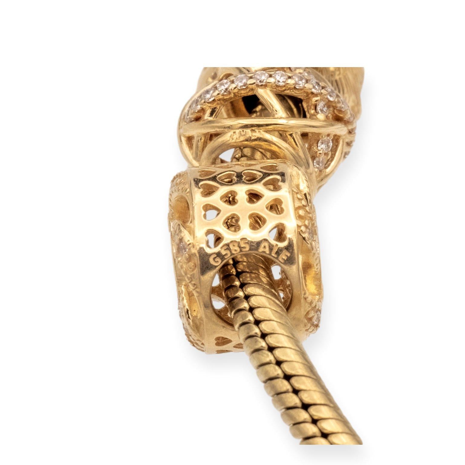 Pandora 14ct gold charms sale 2025
